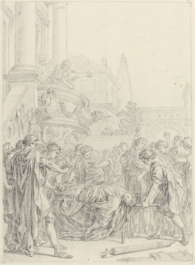 最も偉大なローマ人のうち、これがあなたに残されているものです 作： Hubert Francois Gravelot