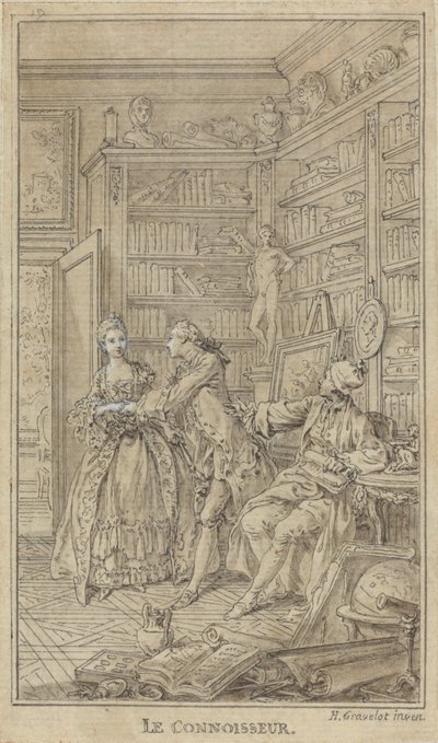 目利き 作： Hubert Francois Gravelot
