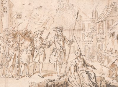 Port Mahon 作： Hubert Francois Gravelot