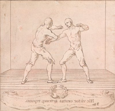 プライズファイター2名 作： Hubert Francois Gravelot