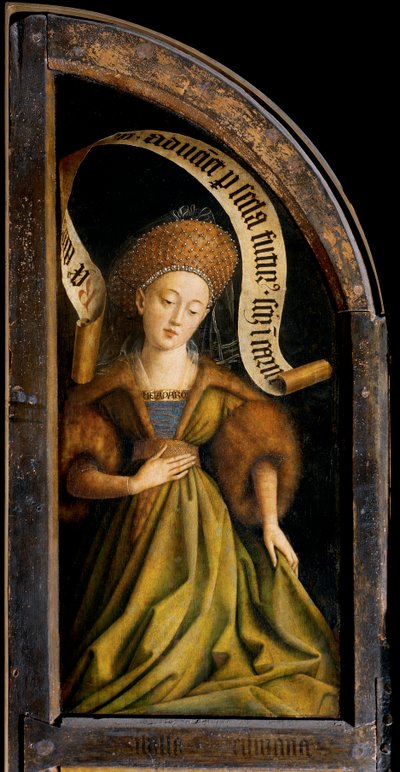 Cumaean Sibyl, from the exterior of the right wing of the Ghent Altarpiece   1440973   ja       japanese Successfully Translated  Original: On a wagon in the fields Translat: On a wagon in the fields 1455941 ja japanese Successfully Translated Original: Ac 作： Hubert & Jan van (1390 1441) Eyck