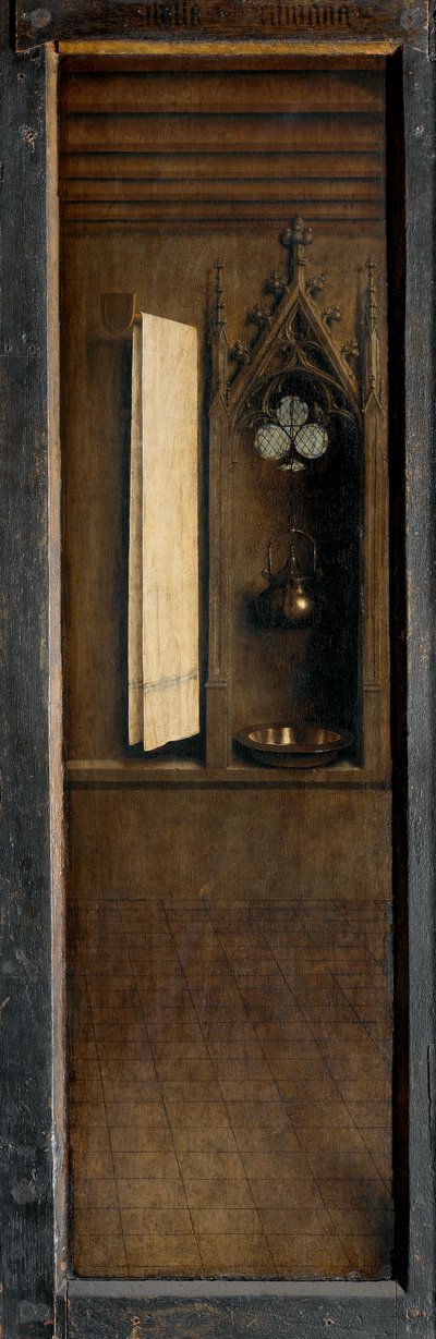 ゲントの祭壇画右シャッター外側のパネル 作： Hubert & Jan van (1390 1441) Eyck