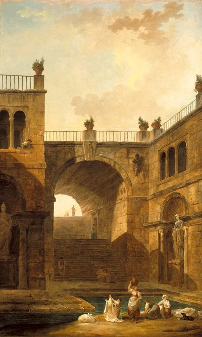  作： Hubert Robert