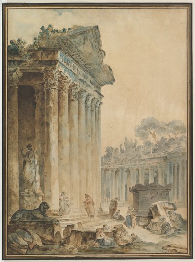  作： Hubert Robert