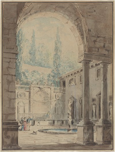 作： Hubert Robert