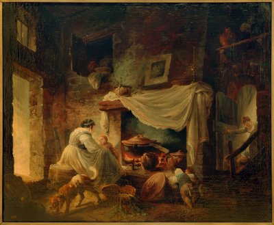 イタリア料理 作： Hubert Robert