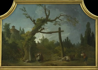 装飾的な風景 作： Hubert Robert