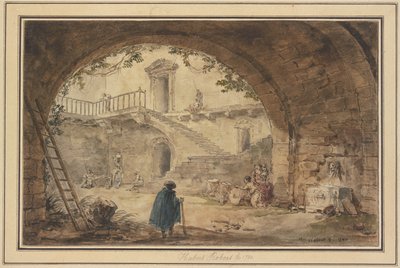  作： Hubert Robert
