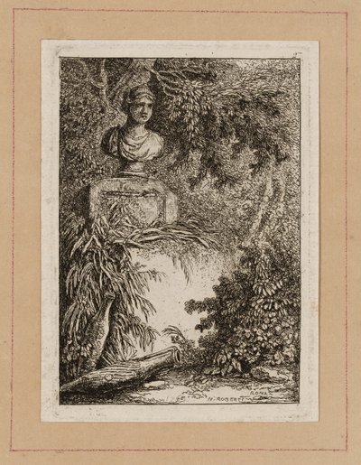 ローマの夕べからプレート 2 作： Hubert Robert