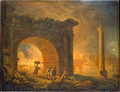  作： Hubert Robert