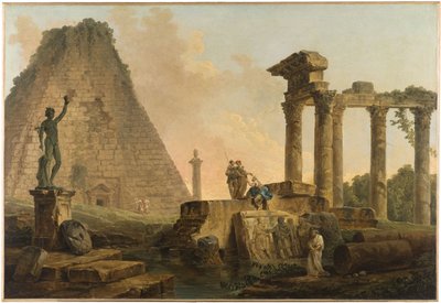 ローマ遺跡 作： Hubert Robert