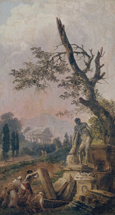 廃墟 作： Hubert Robert