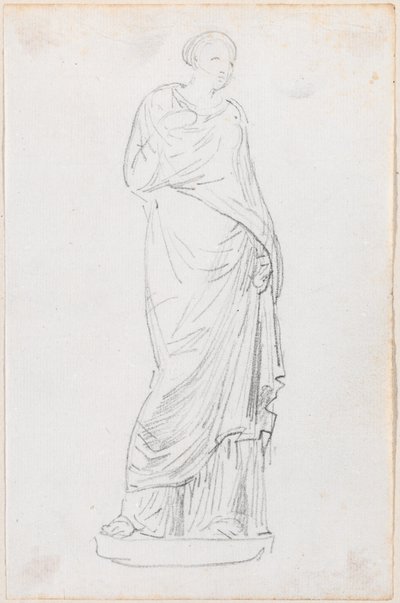 トーガの女像 作： Hubert Robert