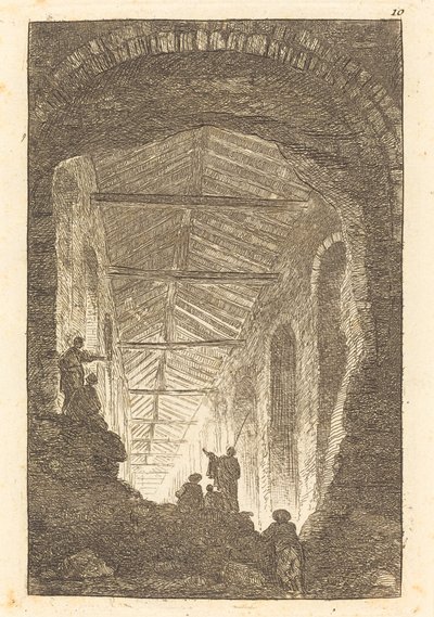 エンシェント ギャラリー 作： Hubert Robert