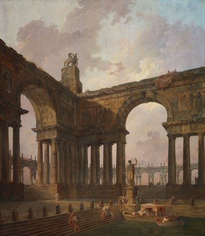 ランディング・プレイス 作： Hubert Robert