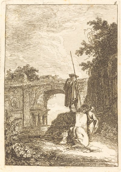 凱旋門 作： Hubert Robert