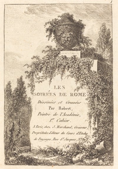 タイトルページ 作： Hubert Robert