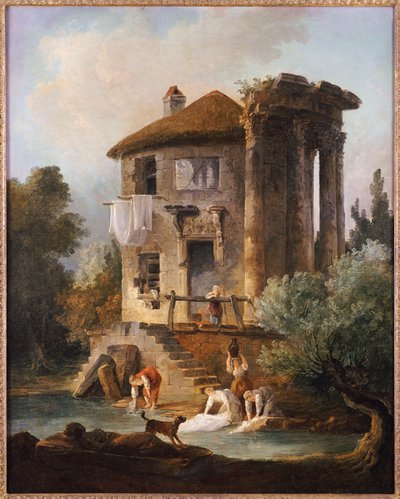 不明な画像 作： Hubert Robert