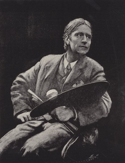 Hubert Herkomer（イギリスのアーティスト）（リトグラフ 作： Hubert von (after) Herkomer