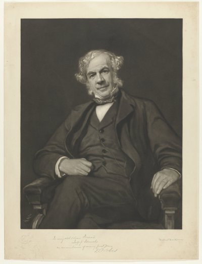 James Staats フォーブスの肖像 作： Hubert von Herkomer (signed by artist)