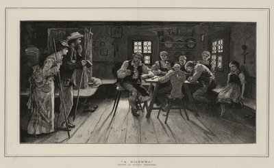 ジレンマ 作： Hubert von Herkomer