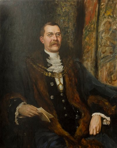 アルダーマンジョージハッシー卿、1901年 作： Hubert von Herkomer