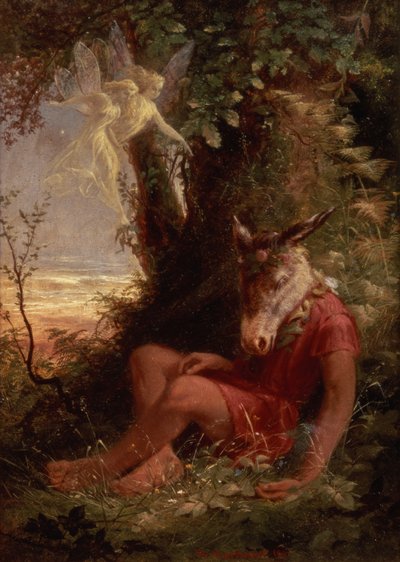 ボトムアスリープ、1891年 作： Hubert von Herkomer