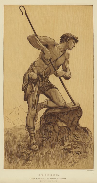 イブニング 作： Hubert von Herkomer