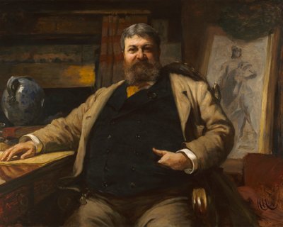 H.H.リチャードソン、1886年。 作： Hubert von Herkomer