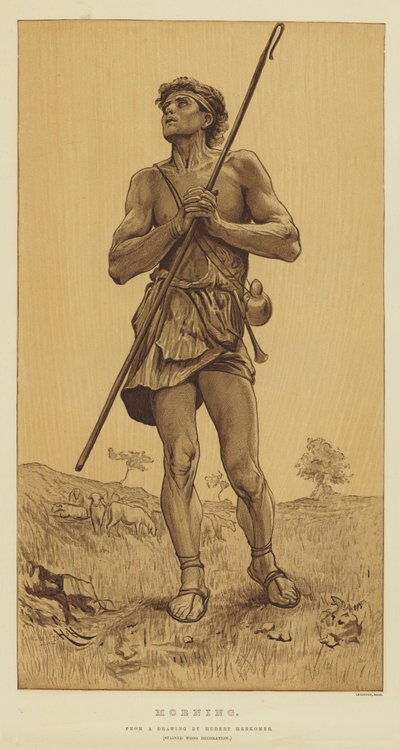 朝 作： Hubert von Herkomer
