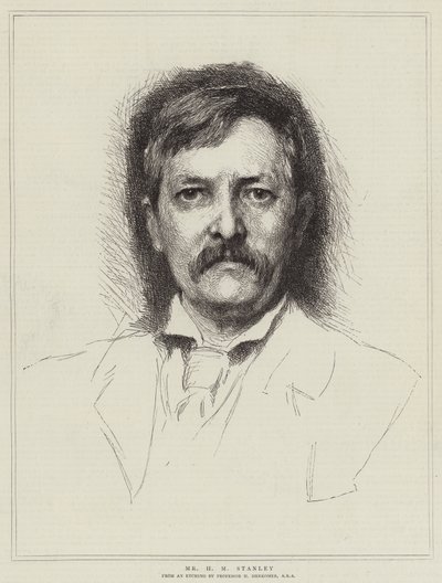 HMスタンレー氏 作： Hubert von Herkomer