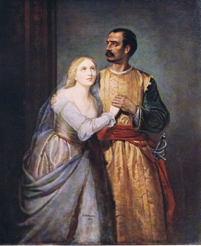 オセロとデスデモナ 作： Hubert von Herkomer