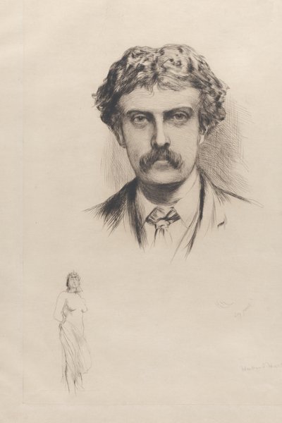 セシル・ローソンの肖像、1882年。 作： Hubert von Herkomer