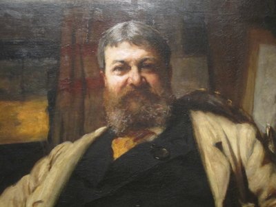 建築家ヘンリー・ホブソン・リチャードソンの肖像 作： Hubert von Herkomer