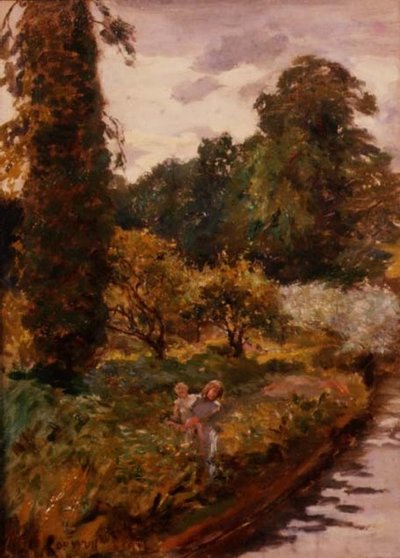はしけを見る 作： Hubert von Herkomer