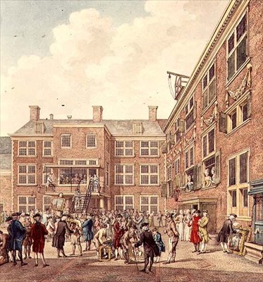 Oudezijdsheerenlogement（アムステルダム）（リトグラフ 作： Hubertus Petrus Schouten
