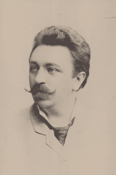 作曲家Eugen Hildach 1849-1924の肖像。 作： Höffert