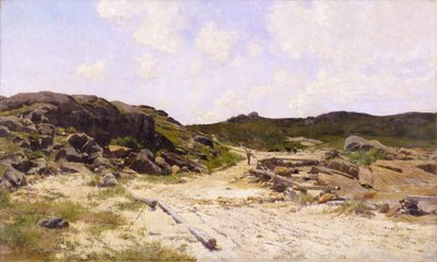 ライトハウス ビーチ、アニスクアム、カリフォルニア州。 1887年。 作： Hugh Bolton Jones