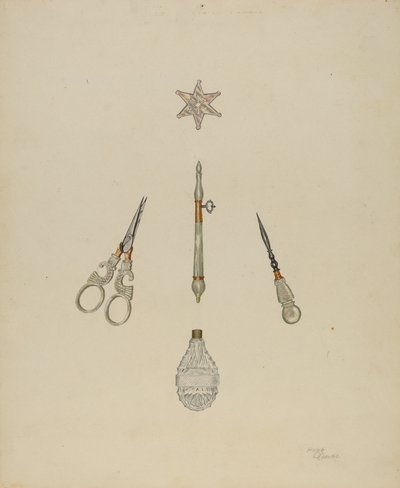 私室セット 作： Hugh Clarke