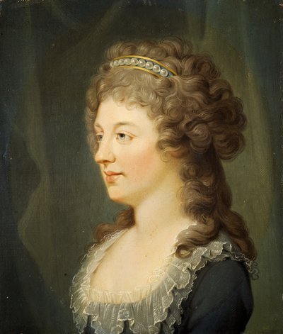 オルバニー公爵夫人シャーロット・スチュアート（1753-1789）の肖像 作： Hugh Douglas Hamilton