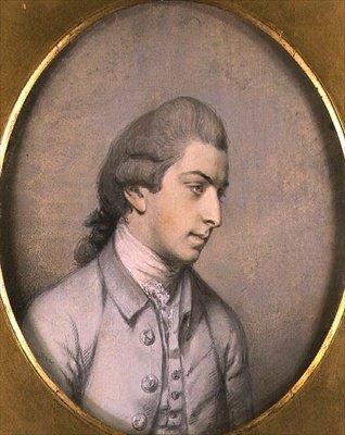 艦隊司令官トーマス・フランクランド卿の息子（1717～84年） 作： Hugh Douglas Hamilton