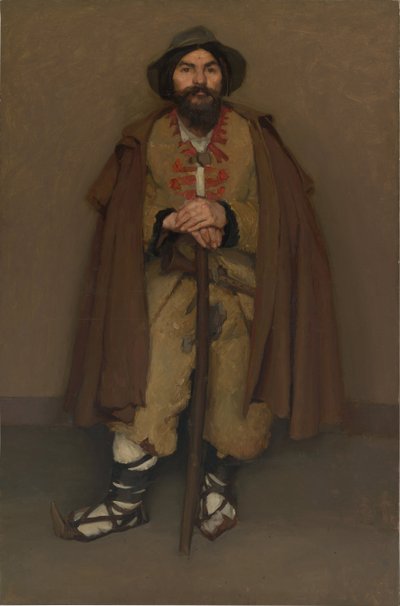 山羊飼い、1901 作： Hugh Ramsay