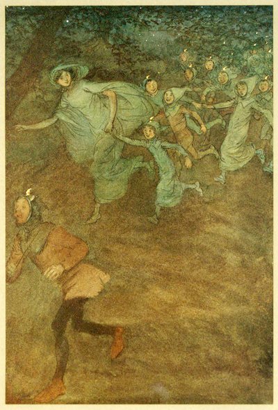 パブのウィンザーメリーワイブスから、ヒューエヴァンス卿、アンペイジなどが登場します。 1910 作： Hugh Thomson