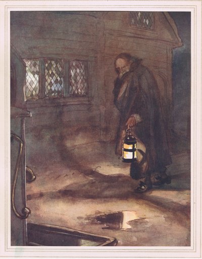 良い父ウィルソンは家に帰っていた 作： Hugh Thomson