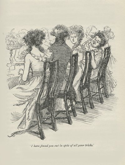 あなたのすべてのトリックにもかかわらず、私はあなたを見つけました、1896 作： Hugh Thomson