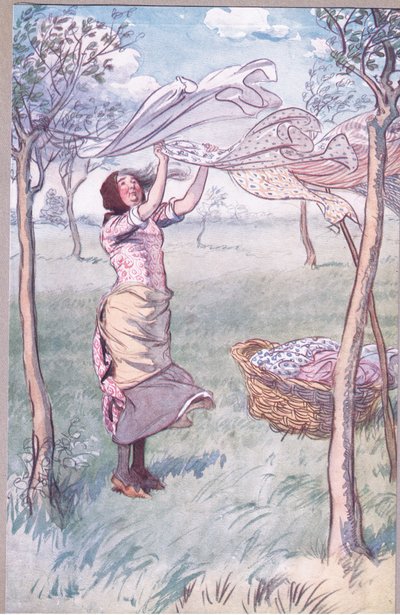 "I wash, wring ... and do all one