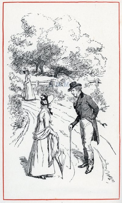 ジェーン・オースティンの「エマ」の挿絵（イラスト 作： Hugh Thomson