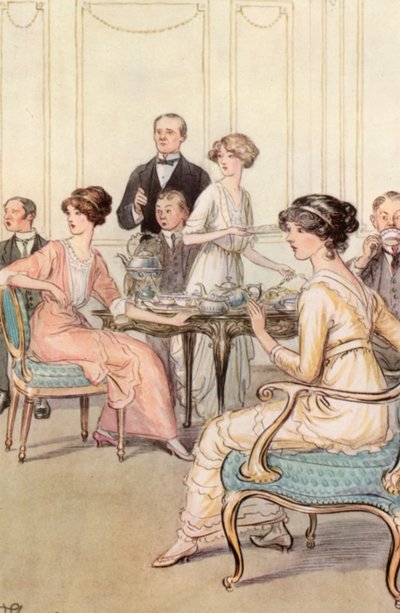 JM Barries The Admirable Crichtonのイラスト 作： Hugh Thomson