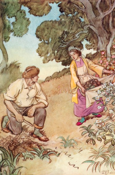 JM Barries The Admirable Crichtonのイラスト 作： Hugh Thomson