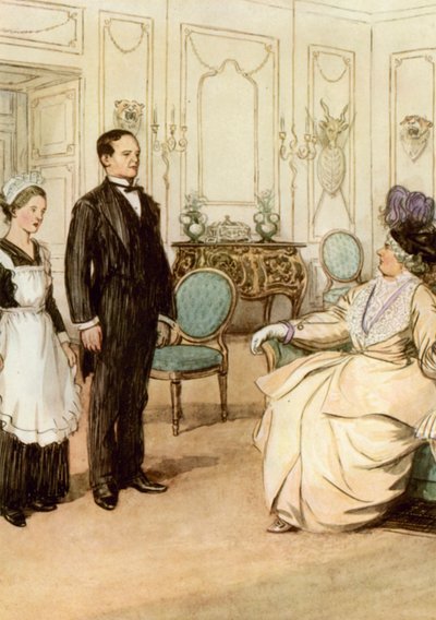JM Barries The Admirable Crichtonのイラスト 作： Hugh Thomson